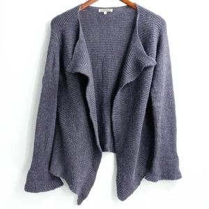 Indigenous One Weaver Lavender Wool & Alpaca Open Sweater Wrap